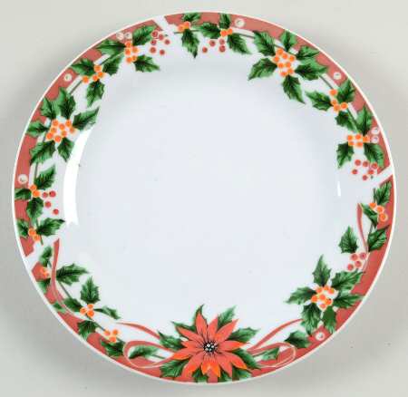 Poinsettia Dessert/Pie Plate