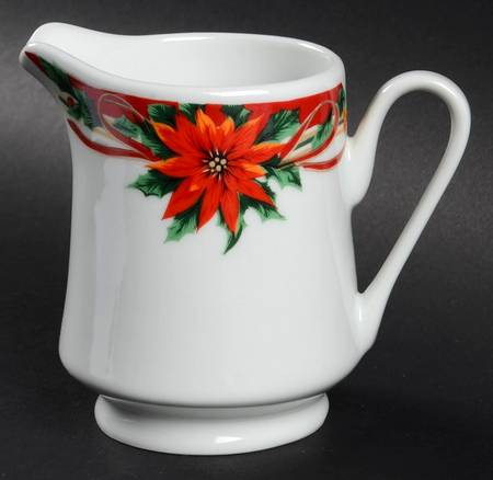 Poinsettia Creamer