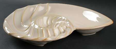 Seaside Tan 1 Piece Figural Chip and Dip