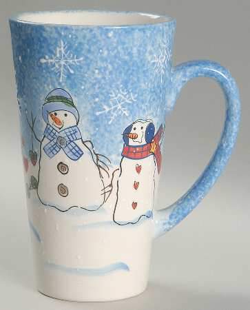 Button Up Latte Mug