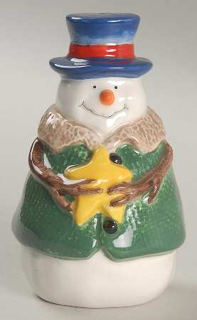Button Up Figural Pepper Shaker