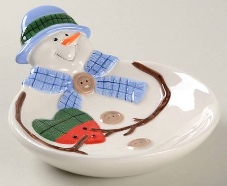 Button Up Open Candy Dish