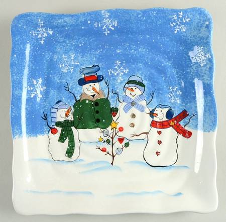 Button Up Square Dinner Plate by Sonoma Home