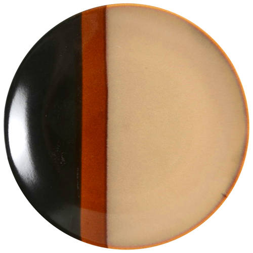 Tempo Black Salad Plate by Sango