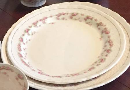 Rambler Rose Salad Plate
