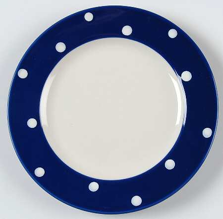 Baking Days Dark Blue Salad Plate