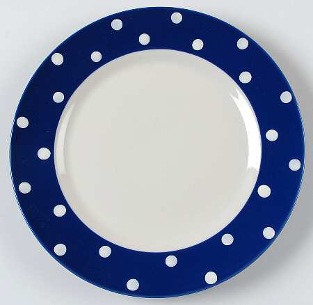 Baking Days Dark Blue Luncheon Plate