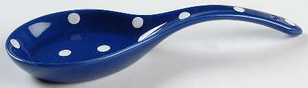 Baking Days Dark Blue Spoon Rest/Holder (Holds 1 Spoon)
