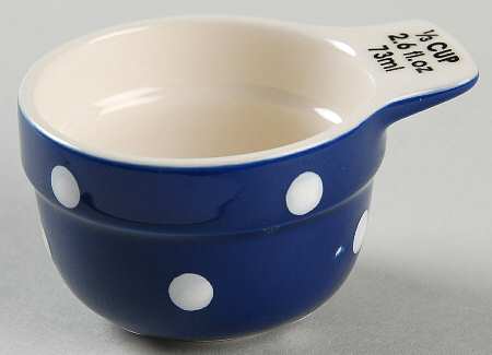 Baking Days Dark Blue 1/3 Cup Measuring Cup