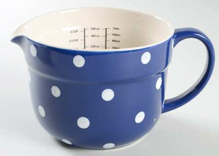 Baking Days Dark Blue 32 Oz Measuring Jug