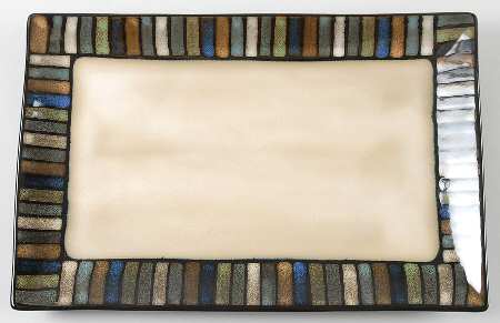 Vallejo Blue 14" Rectangular Serving Platter