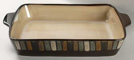 Vallejo Blue 15" Rectangular Baker