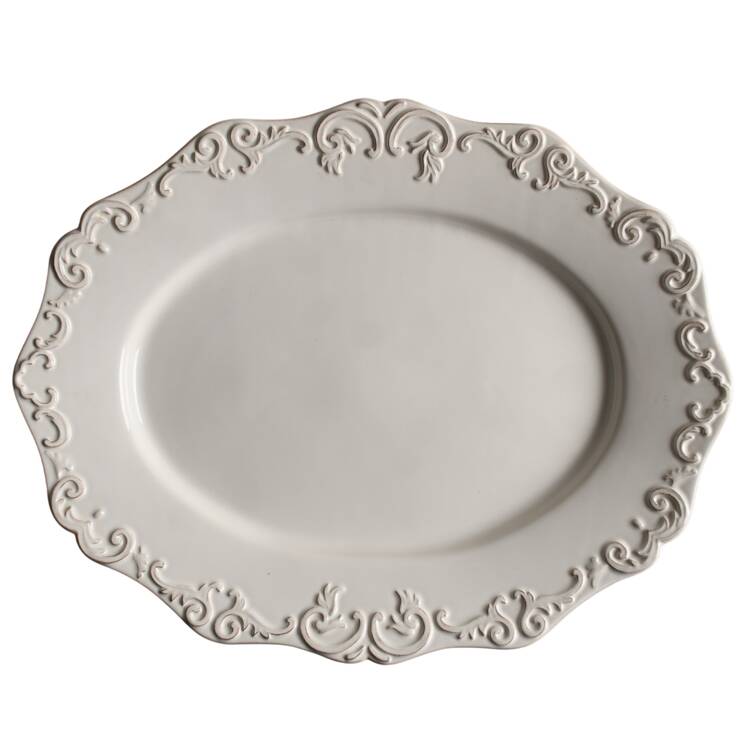 Baroque 18" Oval Serving Platter