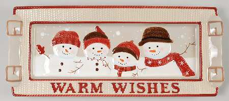 Warm Wishes 14" Rectangular Serving Platter