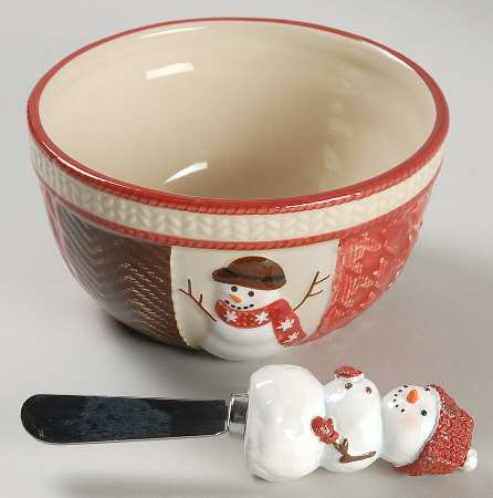 Warm Wishes Dip Bowl & Spreader Set