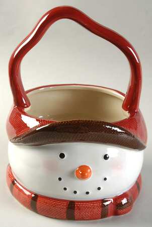 Warm Wishes Figural Basket with Handle