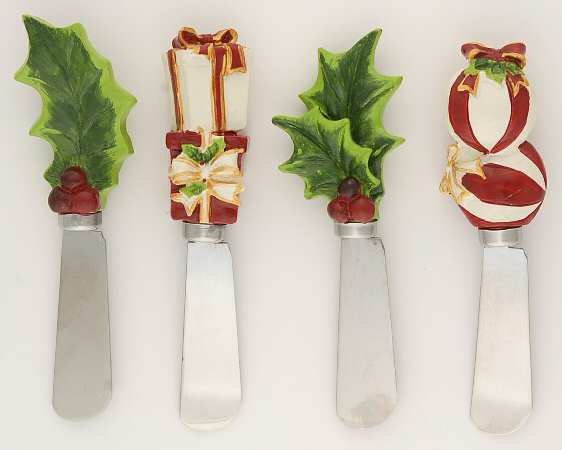 Holly Jolly Individual Spreader - Set of 4 Motifs