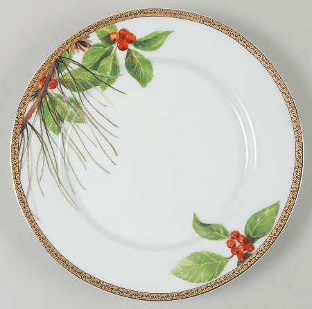 Laurel Salad Plate by St Nicholas Square