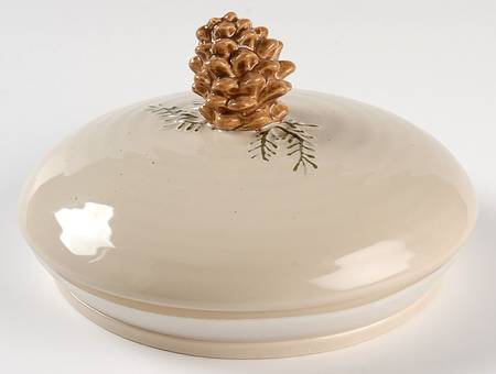 Snow Valley Lid for Cookie Jar