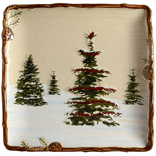 Snow Valley Dinner Plate