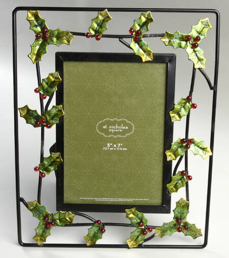Snow Valley Metal Frame-Holds 5" X 7"