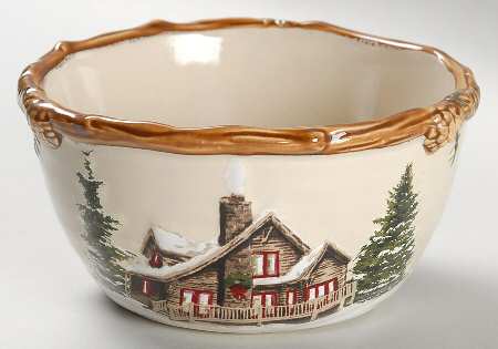 Snow Valley Dip Bowl (For Dip & Spreader)