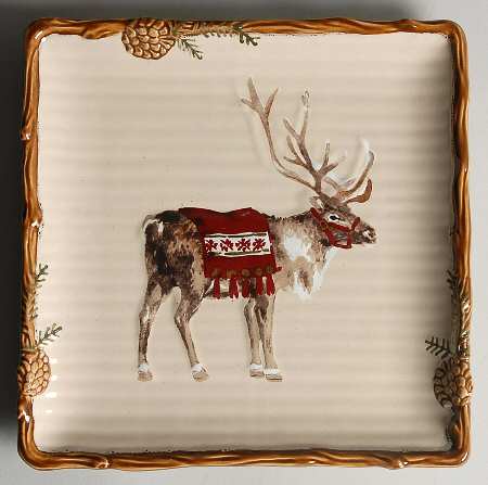 Snow Valley Salad Plate