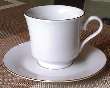 SAN113 Footed Cup & Saucer Set