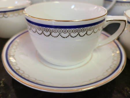 7532-1-2 Flat Cup & Saucer Set