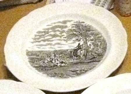 Herring Hunt Brown (Scalloped) by Spode