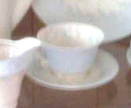 Priscilla Footed Cup & Saucer Set