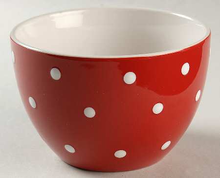 Dots Red 6" Mixing Bowl