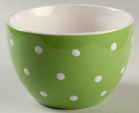 Dots Green 6" Mixing Bowl