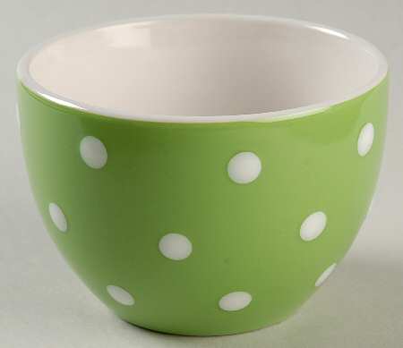 Dots Green 4" Mixing Bowl