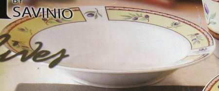 Olive Rim Soup Bowl