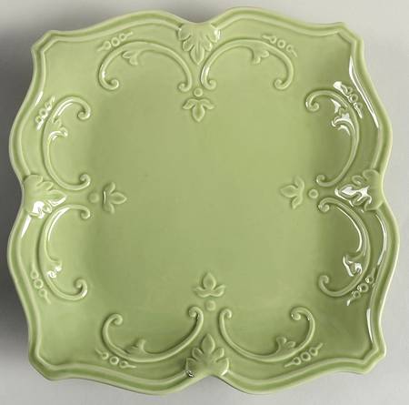 Fancy Scroll Green by Sweet Olive Designs