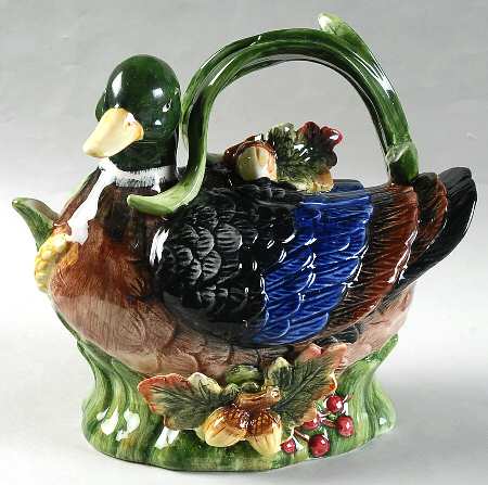 Harvest Figural Collection Teapot & Lid