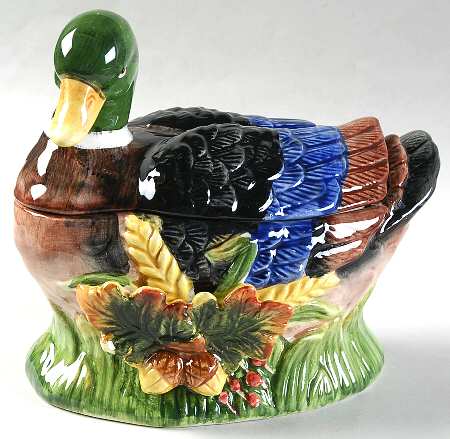 Harvest Figural Collection Duck Box & Lid