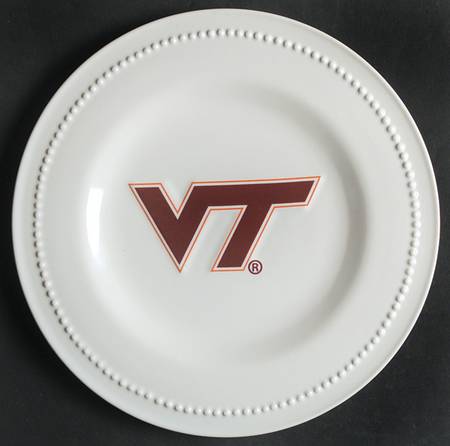 Virginia Tech Salad Plate - Set of 4