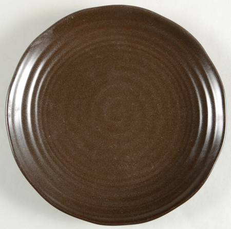 Swirl Charcoal Salad Plate