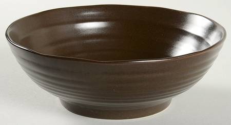 Swirl Charcoal Soup/Cereal Bowl