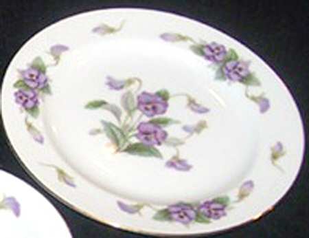 Pansy Salad Plate