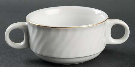 9190 Flat Bouillon Cup & Saucer