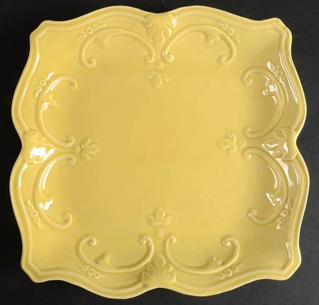 Fancy Scroll Antique Yellow by Sweet Olive Designs