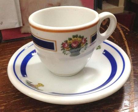 SHO355 Flat Cup & Saucer Set