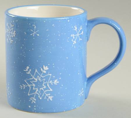 Button Up Snowflake Mug