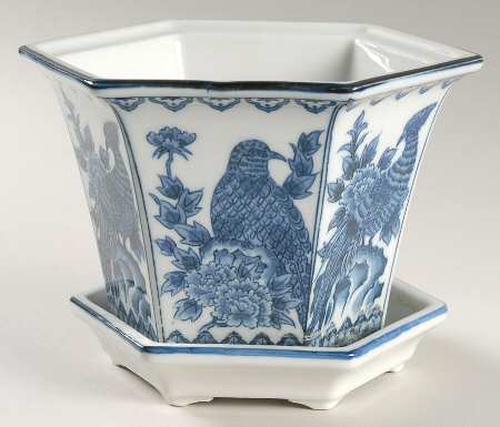 SAD88 4" Flower Pot with Underplate