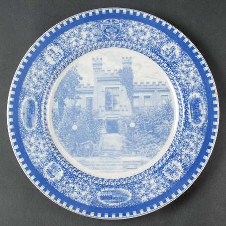 Culver Military Academy Blue Dinner Plate