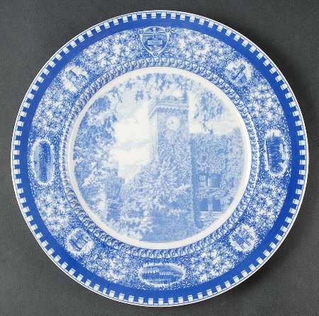 Culver Military Academy Blue Dinner Plate