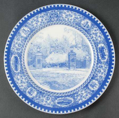 Culver Military Academy Blue Dinner Plate